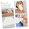 FOMIYES 4sets Bamboo Face Towels Reusable Exfoliating Face Cloths Large
