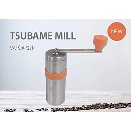 CAFEC Tsubame Coffee Hand Mill/the ceramic blade/Stainless body/Disassemblable and Washable
