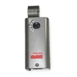 Dayton 2NNR9 Line Voltage T-Stat, -30 to 110 F, SPST