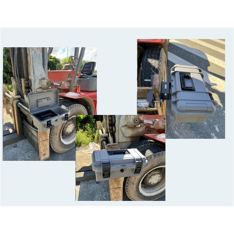 Heavy-Duty Tractor ROPS Toolbox, With Mounting Bracket, With Keyhole, Heavy