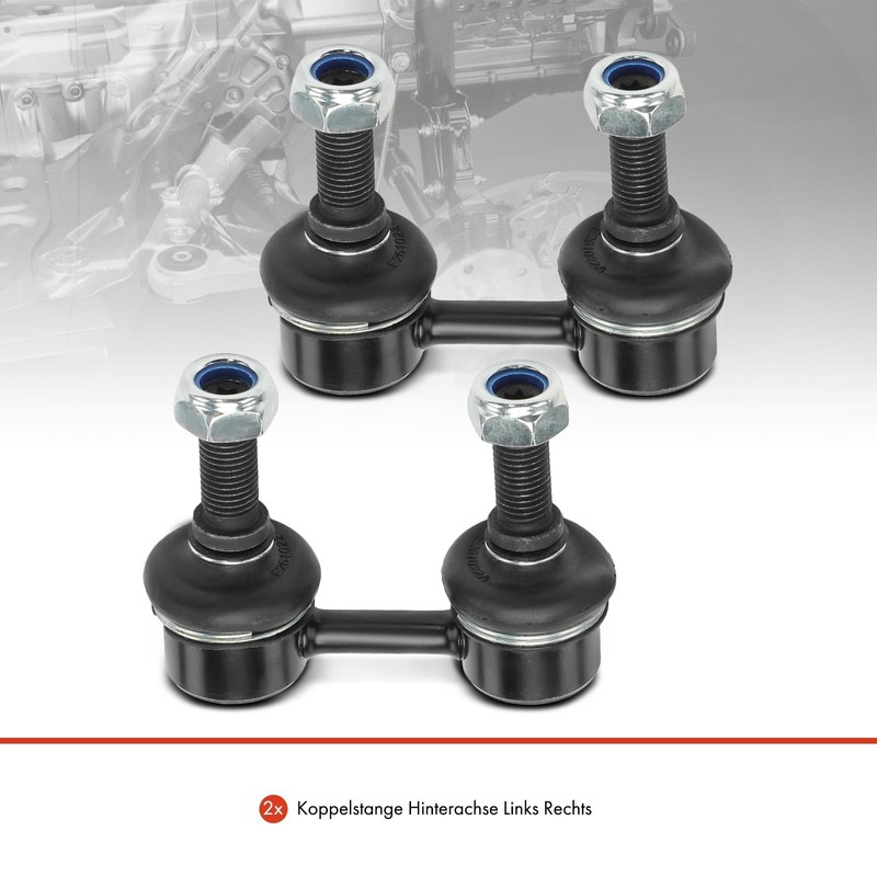 Frankberg 2 x Stabiliser Link Rod Rear Axle Compatible with
