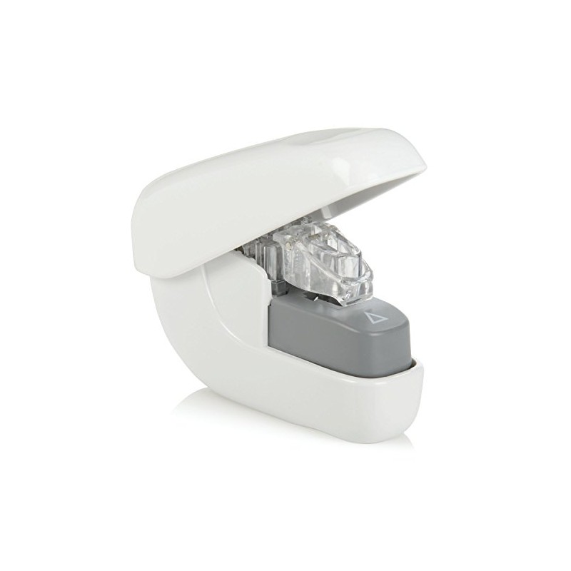 Swingline Stapleless Stapler, 5 Sheets, White (79198)