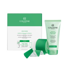 Collistar Crio-Taping Intensive Anti-Cellulite System for Home, 5 x 5 m Roll + Cryo Gel Anti-Cellulite Tube, 175 ml, Double Effect, Biomechanics and Cosmetics