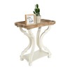 Elesuli Accent Wood Farmhouse End Table Side Tables Nightstand Natural