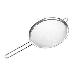 SEIWEI Wire Fine Mesh Sieve Oil Strainer Flour Colander Sifter Stainless Steel Strainer Filtering Food Silver