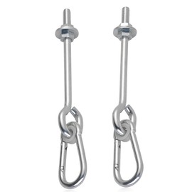 Swingan - 6.5" Screw Swing Hanger with 4" Snap Hook - Set of 2