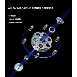 Alloy Metal Fidget Spinner with CNC Precision,High-Speed Bearing & Weight Adjustable Design,Premium Metal EDC Toy for Stress Relief,Easter Basket Stuffers