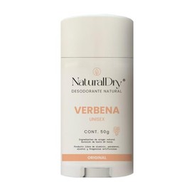 NaturalDry - Unisex- Desodorante Natural - NEUTRALIZA EL MAL OLOR - Sin aluminio - Sin parabenos - 24 horas de duración - No obstruye los poros - Elimina el mal olor - Arona a Verbena en barra