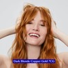 eSalon Permanent Hair Colour Set in Dark Blonde Copper Gold