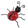 4Pcs Ladybug Wall Decoration Iron Ladybug with Black Spots Ladybug