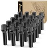 JiiinMiiin M14x1.5 Black Wheel Lug Bolts, WheelBolt Thread for Wheel