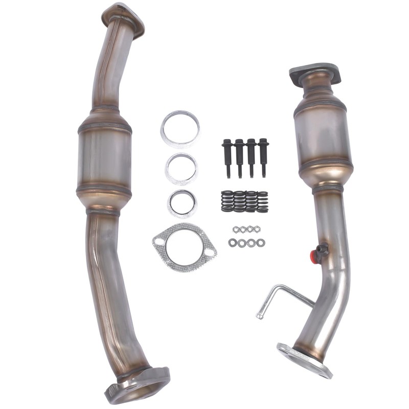 NEWZQ Front & Rear Catalytic Converters Set Compatible with Nissan