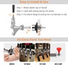 Dbgogo 2'' Draft Beer Faucet Shank, 1/4'' Beer Line Barb