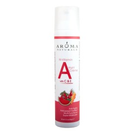 Crema De Vitaminas A, C Y E De Aroma Naturals, 3.3 Onzas