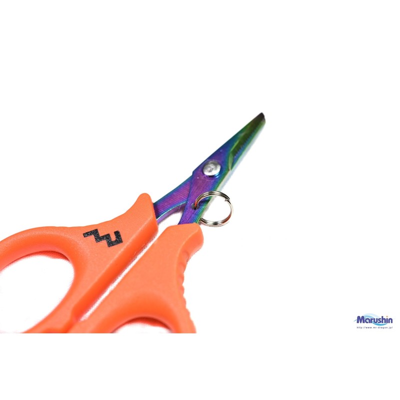 MARUSHINGYOGU Too Cut Shears, Compatible with PE Lines, Orange