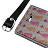 Retro Pretty Kitty Cats Pattern Rectangle Leather Luggage Card Carry-On