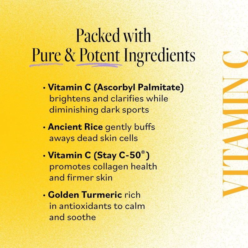 Derma E Vitamin C Gentle Daily Cleansing Paste, 4.0 Oz,