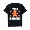 Funny Baked Gingerbread Man Costume Christmas Cookie T-Shirt
