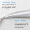 Bedecor Super king waterproof mattress protector Breathable Terry Towelling Mattress