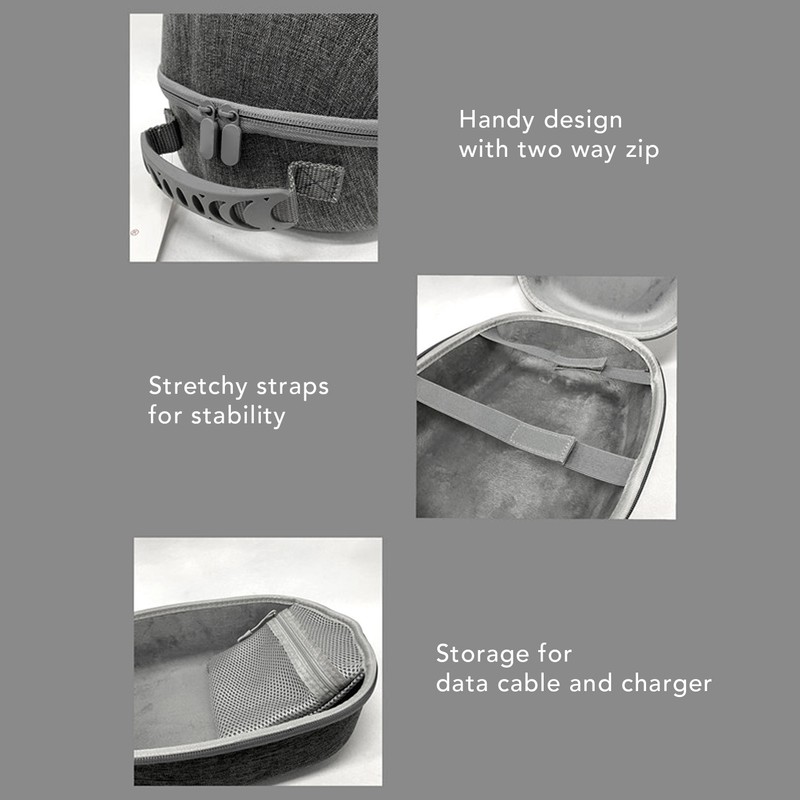 for PS VR2 Carrying Case Portable Storage Bag with VR