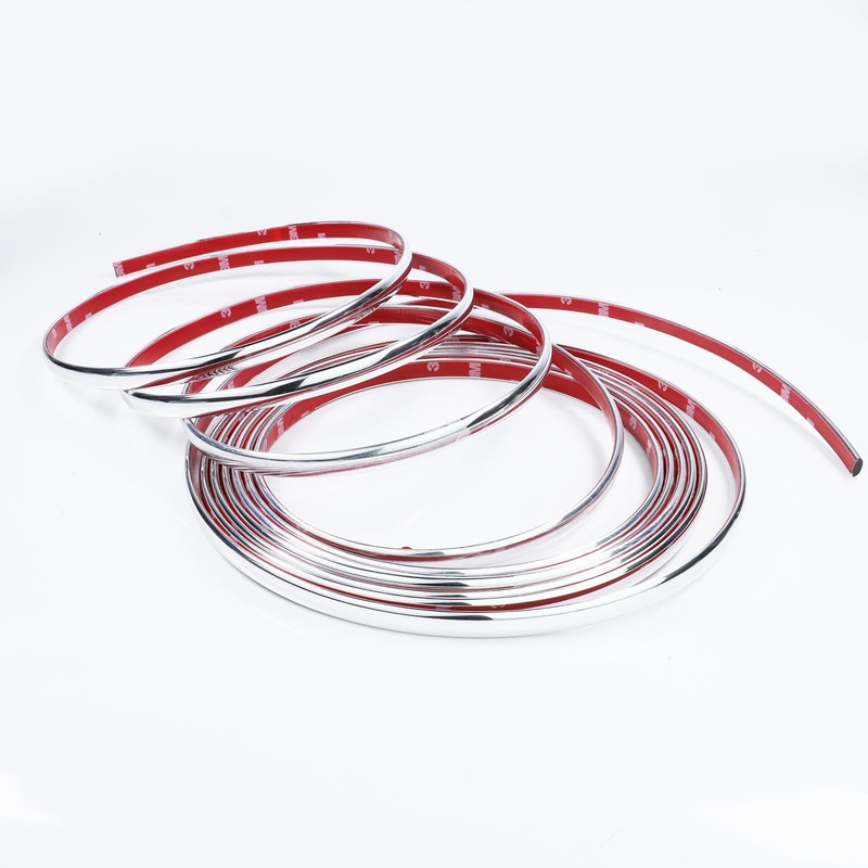 Car Elements 32Ft Automotive Chrome Trim Molding 3/8"(10mm) Universal Car