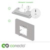conecto Vesa Screws Set, 64 Pieces, Ideal for TV Mounting,