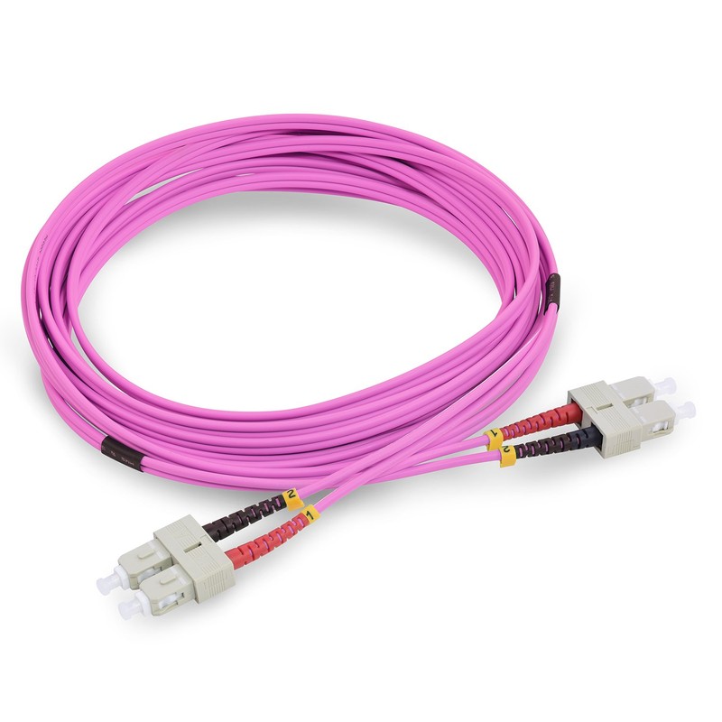 TPFNet 5 Pack 5 m Fibre Optic Duplex Cable SC/SC