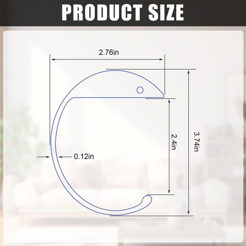 3 PCS C Shape Purse Hook for Table, Purse Holder