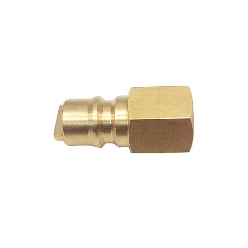 MENSI Propane Brass Quick Connect Fitting Adapter Female Plug x