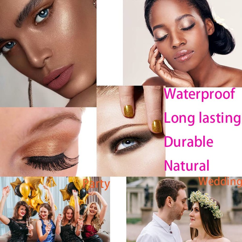 Virtegasas Glitter Eyeshadow Pallet, 10Color High Pigment Shimmer Eyeshadow