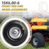 AR-PRO (2-Pack) 15 x 6.00-6 Tire and Wheel Assembly, Replacement