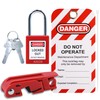 Circuit Breaker Lockout Device for 110-240V Standard Single/Double Toggle Electrical