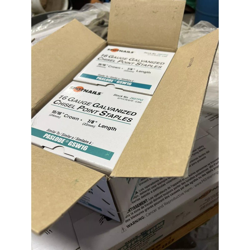Paslode crown staples Paslode 2607PG (box of 10,000) 16 guage