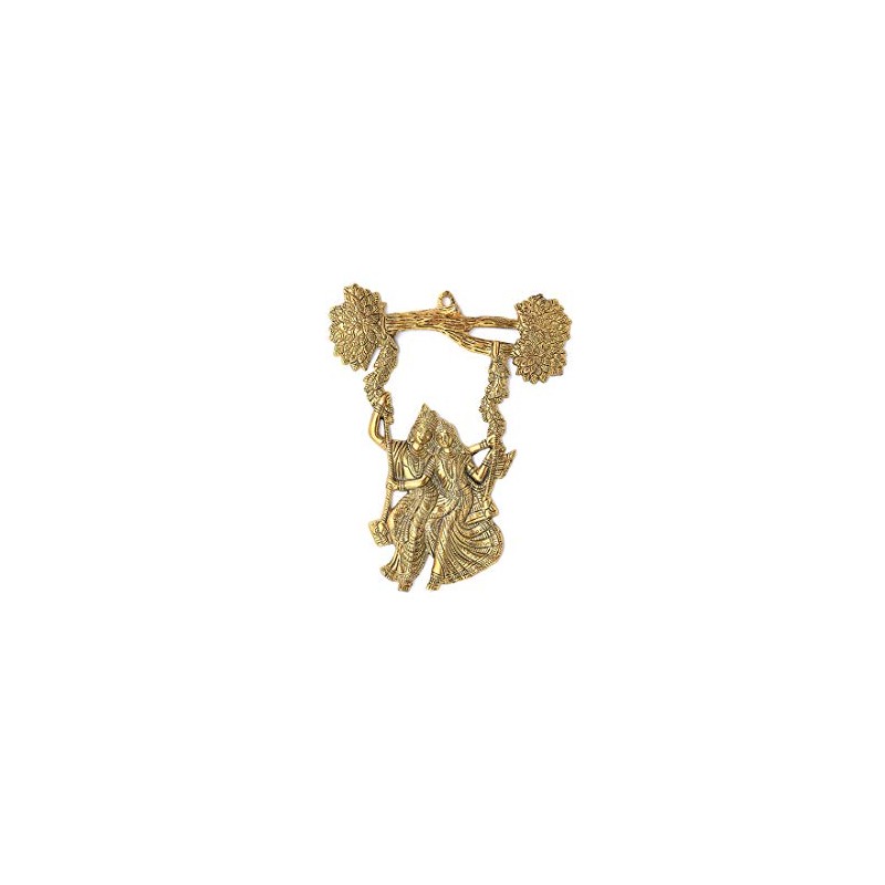 Aditri Creation Metal Wall Hanging Lada Krishna Wall Decor Tree