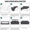 CRFATOP 2 Piece Chair Covers Stretch Sofa Covers Couch Slipcovers