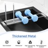 Expandable Over Sink Water Bottle Drying Rack with Dish Cloth