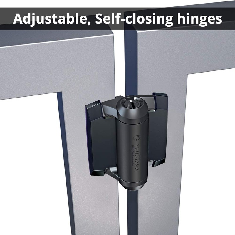 D&D Technologies TCA1S3BTS TruClose Regular Duty Self Closing Gate Hinge,