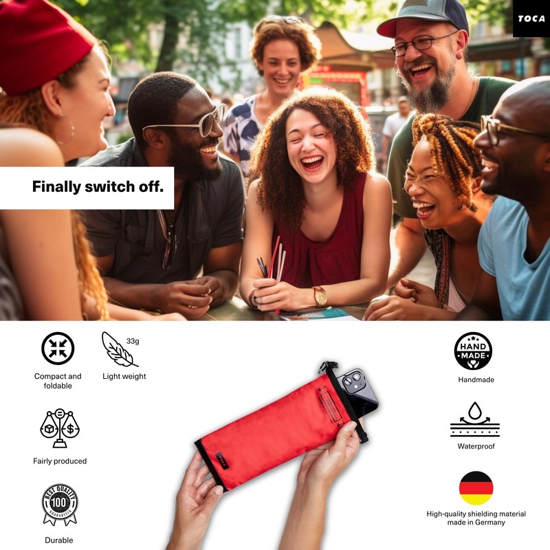 TOCA No Signal Sleeve - RFID Blocking Faraday Bag, Keyless