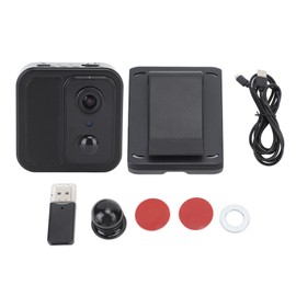 Smart Security Camera 4K HD Wireless WiFi Magnetic Ultra Thin Night Vision Mini Camera with Back Clip for Home Surveillance Outdoor Office