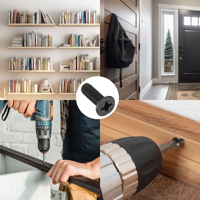 M4 Laptop Computer Screws, 440 Pcs Countersunk Head Flat Head