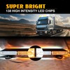 Nrgedzam 138-LED Traffic Advisor Light Bar, High Intensity Emergency Strobe