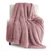 Bedsure Fluffy Dusty Pink Throw Blanket Gifts for Women, Girls,