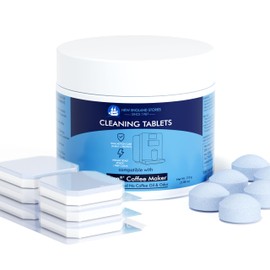 New England Stories Jura Compatible 30 Cleaning + 30 Descaling Tablets Kit - Clean Coffee Oils & Remove Limescale for Coffee Machines