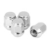 X AUTOHAUX 4 Pcs M12x1.5 Chrome Wheel Lug Nuts Cone