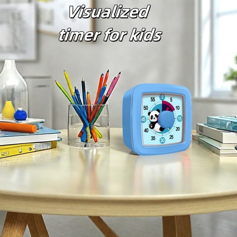 Visual Timer for Kids and Adults, 60-Minute Countdown Timer for
