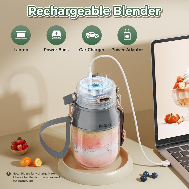 Portable Blender, 27oz Personal Blender for Smoothies & Protein Shakes