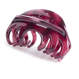 DSADKI Premium Hair Claw Clips For Thick Hair, Strong Holding Power Claw Hair Clamps Delicate Hair Grip for Women and Girls (Wine Red - 1pcs)