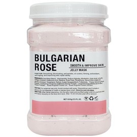 YMEYFAN Mascarilla Facial Profesional De Gelatina, Mascarilla Facial Despegable En Polvo De Rosa Búlgara, Hidratación Profunda, Cuidado Facial, Spa...