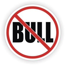 Unbranded/Generic 3pcs No Bull Hard Hat Stickers Helmet Decals Bull Funny Sarcastic Bullshit