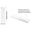 Arightmu 2-in-1 LED Ceiling Fan Light with Remote,3 Speeds &